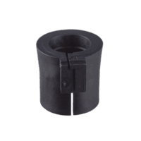 Pasacable de Entrada Sencilla y Peque?a 0.63"-0.67", para Cables Terminados, Color Negro. Paquete de 4 Piezas