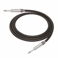 Cable de Audio | Plug 1/4 in a Plug 1/4 in Mono |?Carcasa Cromada | Conectores Seetronic | Ideal para Instrumentos?| Longitud 5m