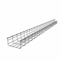 Charola Tipo Malla 105/200 mm, Acabado Electro Zinc, Hasta 334 Cables Cat6, Tramo de 3 Metros