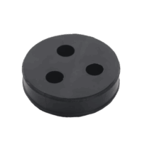 Inserto de Caucho de 4" Con Tres Orificios para Cable de 1/2 in