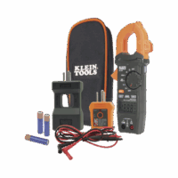 Kit de Amper?metro de Gancho (400A CA) con Probador de Fase y Divisor (para medir corriente sin cortar el cable).