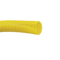 Tubo Corrugado Abierto para protección de Cables, 1.50in (38.1 mm) de Di?metro, 3.1 m de Largo, Color Amarillo