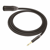Cable de Audio | XLR 3 Polos Macho a Plug 1/4 in mono |?Conector Seetronic Serie M SCMF3 - MP2X |?Longitud 3m