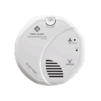 Alarma de mon?xido de carbono (CO) interconectada Inalámbricamente con voz y ubicación de la alerta