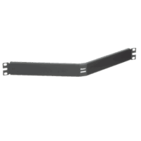 Tapa Ciega Para Rack Est?ndar de 19in, Angulado, de Acero, 1UR, Color Negro