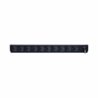 PDU B?sico Para Distribución de Energ?a, Con 10 Tomas NEMA 5-15R Traseras, 1UR, 15 Amp, 120 Vca