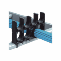 Espaciador de Cables de Nylon 6.6, Con 1 Espacio de 1.25 in (31.8 mm) de Di?metro, Color Negro, 1 Pieza