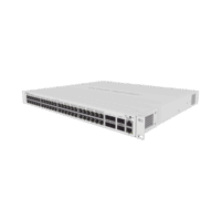 Cloud Router Switch 48 puertos PoE 802.3af/at Gigabit, 4 puertos SFP+ 10G, 2 puertos QSFP+ 40G, Montaje en Rack