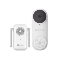 Timbre con C?mara Wi-Fi (Doorbell) de Batería Recargable  / Libre de Cables / Uso Exterior Con protección (IP65) / C?mara 3 Megap?xel / Llamada a la App / Incluye Timbre Para Interior Con Timbres Seleccionables / Ranura