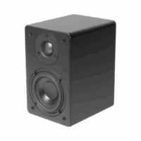 Altavoz de Estantería | Woofer  de 4'' | Tweeter de 1 | Acabado negro mate | 40 watts | 8ohms