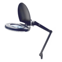 Lampara de LED para Escritorio con Lupa de 5 Pulgadas de Di?metro, 5 Dioptrias, 2.25X.