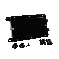 Cierre de Empalme Interior/Exterior para 12 fusiones, IP68, 2 puertos laterales