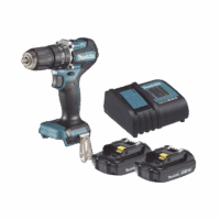 Rotomartillo/Taladro Inalámbrico SIN CARBONES, Broquero de 1/2", 1,700 RPM, 18V?, Torque: 42 N.m C/2 Bat. (1.5Ah) y Cargador.