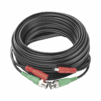 Cable coaxial ( BNC RG59 ) + Alimentación / SIAM?S / 10 Metros / Aleación Cobre + Aluminio CCA / Para C?maras 4K  / Uso interior y exterior