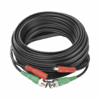 Cable coaxial ( BNC RG59 ) + Alimentación / SIAM?S / 10 Metros / 100 % COBRE / Para C?maras 4K  / Uso interior y exterior