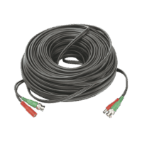 Cable coaxial ( BNC RG59 ) + Alimentación / SIAM?S / 50 Metros / 100 % COBRE / Para C?maras 4K  / Uso interior y exterior