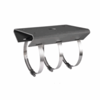 Montaje para Poste Vertical / Diametro de 67 a 127 mm / Acero Galvanizado (SUS304) / Color Plateado Modelo:DS-1275ZJ-BJH/127MM