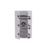 Montaje de Pared con Caja de conexión y Montaje en Poste para Domos PTZ Modelo:DS-1604ZJ-BOX-POLE