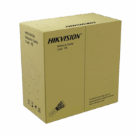 Bobina de Cable UTP 305 Mts / Cat 6 (24 AWG) / Color Negro / Uso en Exterior / 100% Cobre / Aplicaciones de CCTV y Redes de Datos Modelo:DS-1LN6OUTPE