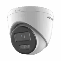 Turret IP 8 Megapixel (4K) / Lente 2.8 mm / Dual Light (30 mts IR + 30 mts Luz Blanca) / Micr?fono Integrado / ACUSENSE Lite / Exterior IP67 / H.265 / PoE / ONVIF / Micro SD Modelo:DS-2CD1383G2-LIU(F)
