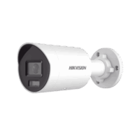 [Dual Light + ColorVu] Bala IP 8 Megapixel (4K) / Lente 2.8 mm / 40 mts IR + 40 mts Luz Blanca /  Microfono Integrado / Exterior IP67 /   WDR 130 dB / ACUSENSE (Filtro de Falsas Alarmas) / Captura Facial / PoE / Metal / ACUSEARCH Modelo:DS-2CD2087G2H-LIU