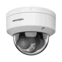 Domo IP 4 Megapixel / Lente 2.8 mm / Dual Light (30 mts IR + 30 mts Luz Blanca /  Microfono Integrado / Audio y Alarmas I/O / Exterior IP67 /  IK10 / WDR 130 dB / ACUSENSE / Captura Facial / ACUSEARCH / ColorVu 2.0 Modelo:DS-2CD2147G2H-LISU