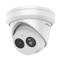 Turret IP 4 Megapixel / Lente 2.8 mm / 30 mts IR EXIR / Exterior IP67 / WDR 120 dB / PoE / ACUSENSE (Evita Falsas Alarmas) / Micr?fono Integrado / Metal  / MicroSD / ONVIF / ACUSEARCH Modelo:DS-2CD2343G2-I(U)