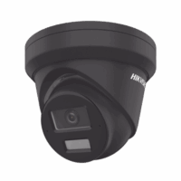 Turret IP 4 Megapixel / Color Negro / Lente 2.8 mm / Dual Light (30 mts Luz Blanca + 30 mts IR) / 2 Micr?fonos Integrados / ACUSENSE / Exterior IP67 / WDR 120 dB / PoE / ONVIF / Micro SD / Metal / ACUSEARCH Modelo:DS-2CD2343G2-LI2U(BLACK)