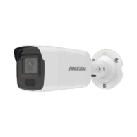 Bala IP 8 Megapixel / Lente 2.8 mm / 40 mts IR / Exterior IP67 / PoE / ACUSENSE / DARKFIGHTER / Captura Facial / Alarmas y Audio I/O / ONVIF / Micro SD Modelo:DS-2CD3086G2-IS(H)