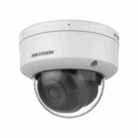 Domo IP 6 Megapixel / Lente 2.8 mm / 40 mts IR / Exterior IP67 / IK10 / Microfono Integrado / ACUSENSE / DARKFIGHTER / Audio y Alarma I/O / PoE / Captura Facial / ONVIF / Micro SD Modelo:DS-2CD3166G2-IS(U)(H)