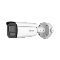 [ PROTECción ACTIVA ] Bala IP 4 Megapixel / Lente 2.8 mm / 60 mts IR / Exterior IP67 / Micr?fono y Bocina Integrado (Audio de Dos V?as) / ACUSENSE / DARKFIGHTER / PoE+ / Luz Estroboscopica / Captura Facial / ONVIF / Micro SD Modelo:DS-2CD3T46G2-ISU/SL(H)