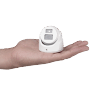 Ultra Mini Turret TURBO 2 Megapixel (1080p) / Gran Angular / Lente 2.8 mm / 20 mts IR EXIR / Exterior IP67 / 4 Tecnolog?as (TVI / AHD / CVBS) / dWDR / Color Blanco Modelo:DS-2CE70D0T-ITMFW