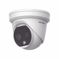 Turret IP Dual / T?rmica 1.8 mm (160 x 120) / ?ptico 2 mm (4 Megapixel) / Detección de Personas 53 mts / 15 mts IR / Exterior IP67 / PoE / Termom?trica / Detección de Temperatura / Sirena y Luz / Micro SD 32 GB Incluida Modelo:DS-2TD1217-2/QA