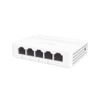 Switch Gigabit No Administrable de Escritorio con 5 puertos 10 / 100 / 1000 Mbps / Dise?o Compacto y Estetico Modelo:DS-3E0505D-E