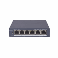 Switch Gigabit PoE+ / Administrable / 4 Puertos 1000 Mbps PoE+ / 2 Puertos 1000 Mbps Uplink / Configuración Nube Hik-PartnerPro / Modo Extendido hasta 300 Metros / 45 Watts