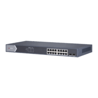 Switch Gigabit PoE+ / Monitoreable / 16 Puertos 1000 Mbps PoE+ / 1 Puerto 1000 Mbps de Uplink / 1 Puerto SFP /  Configuración Remota desde Hik-PartnerPro / Modo Extendido hasta 300 Metros / 130 Watts Modelo:DS-3E1518P-EI/M