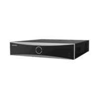 NVR 12 Megapixel (4K) / 32 Canales IP / Reconocimiento Facial / AcuSense (Evita Falsas Alarmas) / 8 Bah?as de Disco Duro /  2 HDMI en 4K / Alarmas I/O Modelo:DS-8632NXI-K8