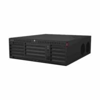 [Doble Poder de Decodificación] NVR 32 Megapixel (8K) / 32 Canales IP / AcuSense / ANPR / Conteo de Personas / Heat Map / 16 Bah?as de Disco Duro / 2 Tarjetas de Red / Soporta RAID con Hot Swap / 2 HDMI en 8K / Soporta POS / Alarmas I/O / AC Modelo:DS-9632NI-M16