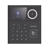Terminal Min Moe WiFi con Batería de Respaldo / Administrable por Smartphone o Nube /  Acceso y Asistencia /  Huella, Facial y Tarjetas MIFARE /  500 rostros y 1,000 Huellas y Tarjetas / Detección de Cubrebocas / HikConnect Modelo:DS-K1T320MFWX-B