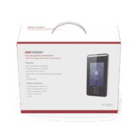 Kit de Control de Acceso TODO INCLUIDO con Lector de Rostros, QRs , Tarjetas y Huellas / 3,000 Rostros / Compatible con App Hik-Connect / Videoportero / Incluye Electroim?n  botón de Salida y Montajes Z y L para im?n Modelo:DS-KAS541