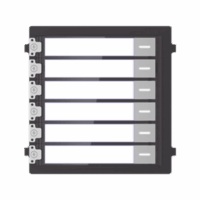M?dulo de Botones Para Videoportero Modular / Llamada de un solo Toque / Soporta Hasta 6 Monitores Principales