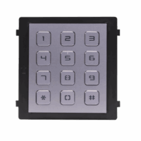 m?dulo de teclado para frente de calle  modular / desbloqueo de puerta mediante c?digo / llamada a monitor. DS-KD-KP