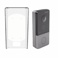 Kit Videoportero IP + Carcasa protectora 2 Megapixel  / PoE Estandar / IP65  / Apertura desde Hik-connect / Soporta 1 Departamento y Hasta 6 Monitores / Soporta Tarjetas Mifare / 1 Salida Relay Modelo:DS-KV6113-WPE1(C)/K