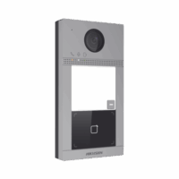 videoportero ip 2 megapixel / llamada y apertura remota desde app hik-connect / poe / exterior ip65 + antivandalico ik08 / 1 departamento / apertura con tarjeta / soporta 2 puertas y hasta 6 monitores DS-KV8113-WME1(C)