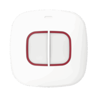 (AX PRO) botón de P?nico Inalámbrico Doble / Exterior IP66 / Indicador LED Modelo:DS-PDEB2-EG2-WB(B)