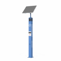 Estación de P?nico de Alarma Solar / Comunicación 4G / C?mara de 2 Megapixel / Audio de Dos V?as / Exterior IP65 / IK10 / Micro SD Modelo:DS-PEA301-CVS1-AL