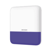 (AX PRO) Sirena Inalámbrica con Estrobo Azul para Exterior IP65 / 110 dB Modelo:DS-PS1-E-WB/B