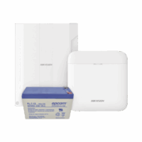 (AXPRO) KIT  de alarma AXPRO conversi?n de zonas cableadas a Inalámbricas / Incluye: 1 Hub con Bateria de respaldo/ 1 Expansor de 16 zonas cableadas / 1 Bateria de respaldo 12Vcc a 7 Amp/ Compatible con Hik-Connect P2P Modelo:DS-PWA48K/EXP