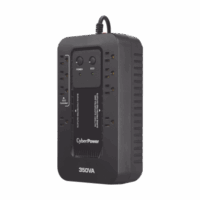 UPS de 350 VA/255 W, Topolog?a Standby con Modo Ahorrador ECO, Entrada 120 Vca NEMA 5-15P, Con 8 Tomas NEMA 5-15R