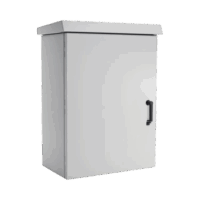 Gabinete Para Exterior OSP ComLine, protección NEMA 4/12/4X/3/3R; IP66, 600 mm de Ancho, 500 mm de Profundidad, 18 UR, De Aluminio, Color Gris Claro